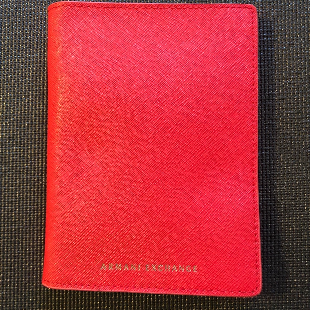 Armani Exchange Passport Portfolio. Never Used.
